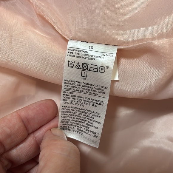 Banana republic large soft waist Blazer color pink blush size 10 - Picture 6 of 8